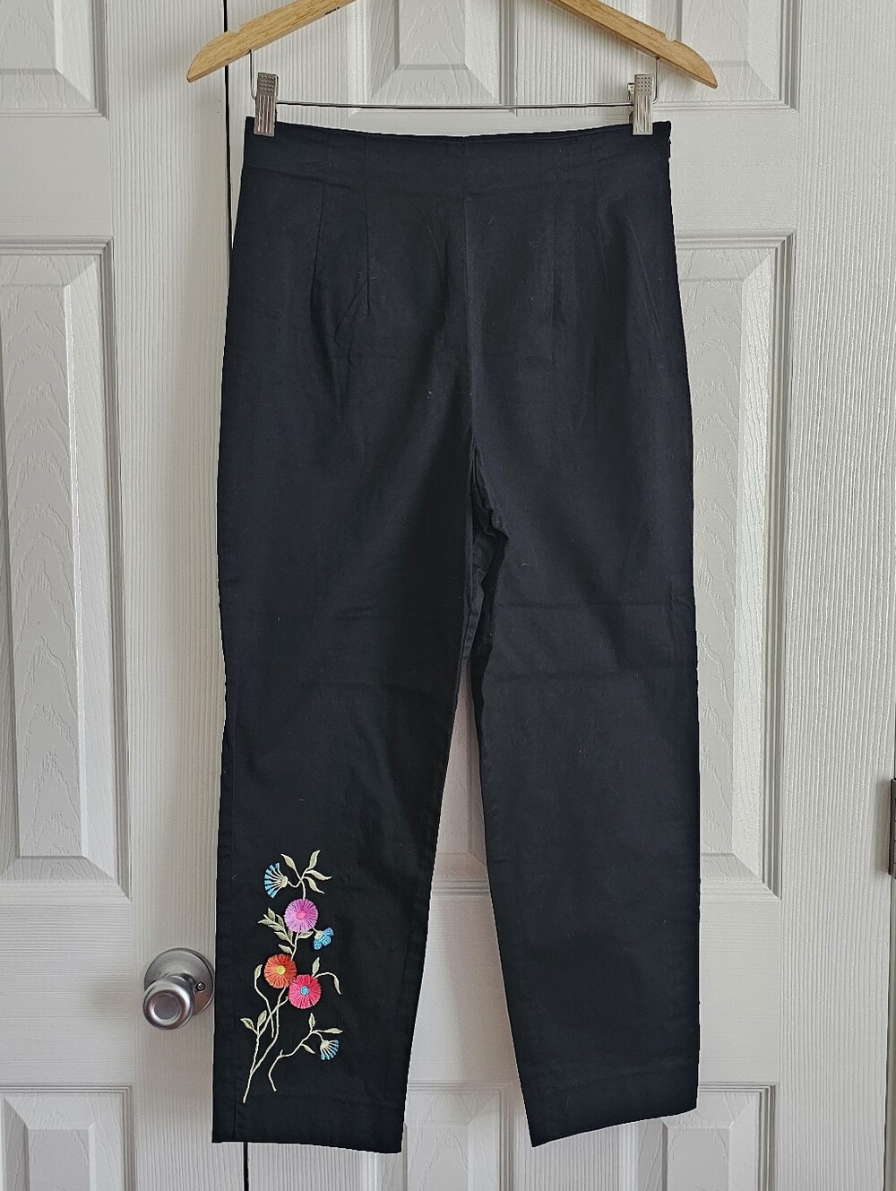 Black Paints with Floral Detail